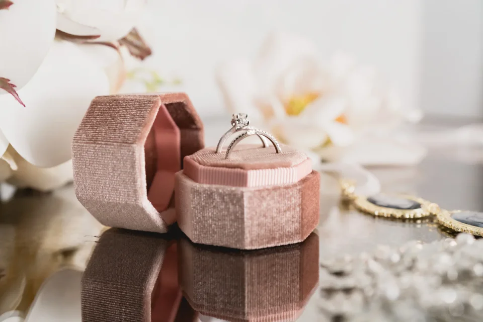 Wedding ring detail